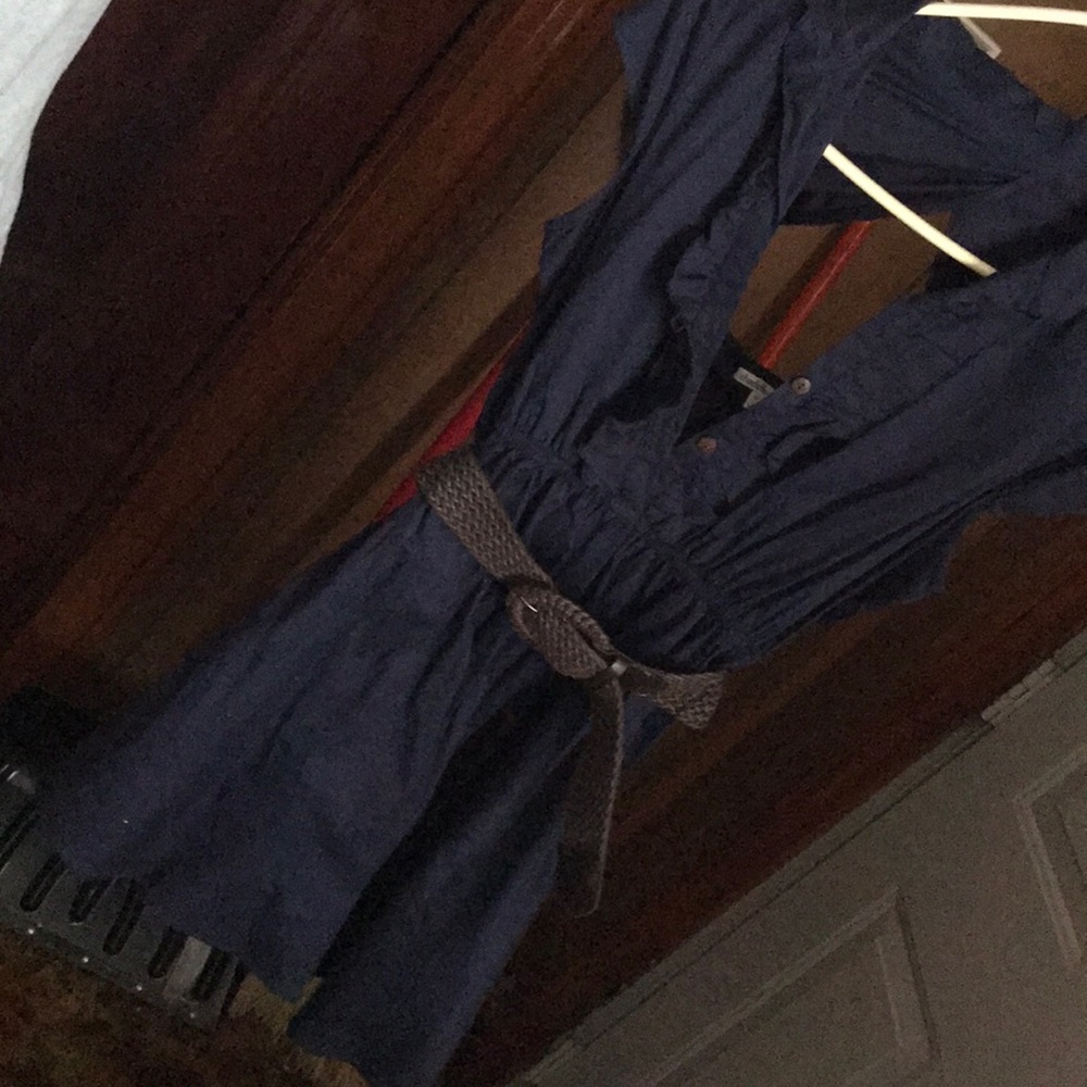 Blue spring dress